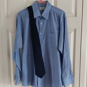 Pierre cardin Dress Shirt + Tie size 16 1/2  - 34/35
